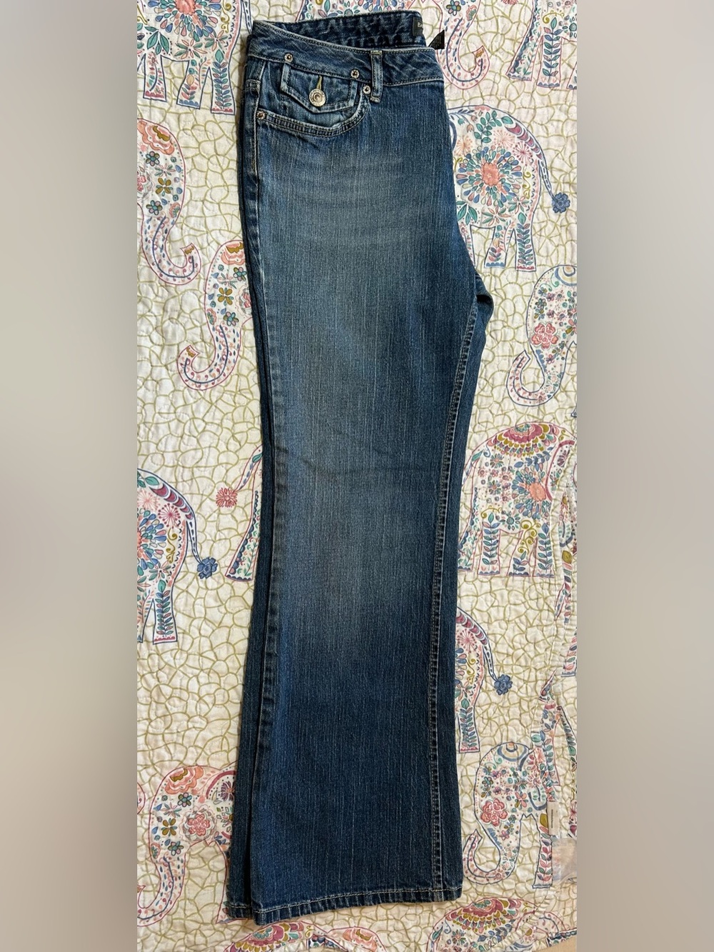 Classic Women's Dark Blue Denim Jeans
